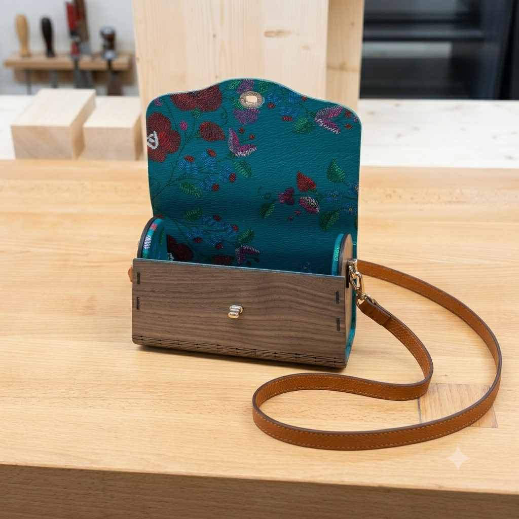 Holz-Dirndltasche 