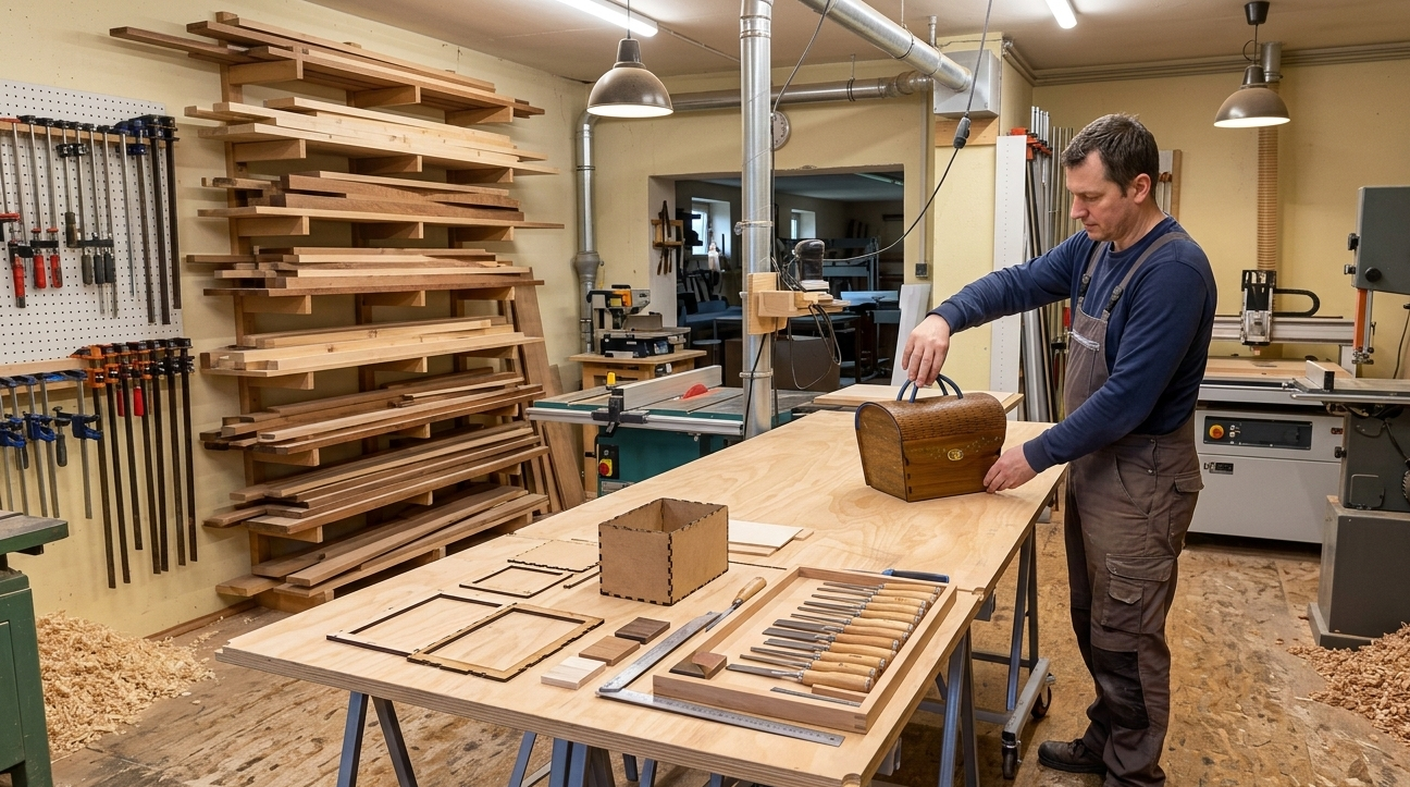 "Hoizlisl Handarbeit"