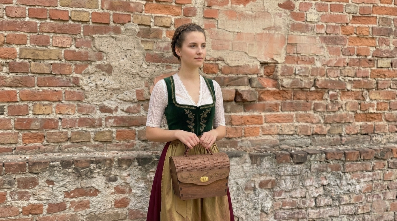 Dirndltasche aus Holz