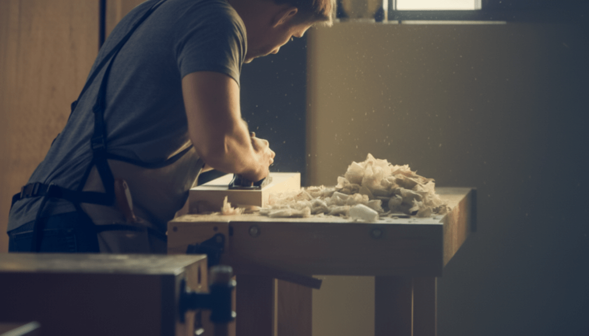 Handgefertigte Dirndltasche aus Holz wird in der Hoizlisl Werkstatt in Bayern hergestellt